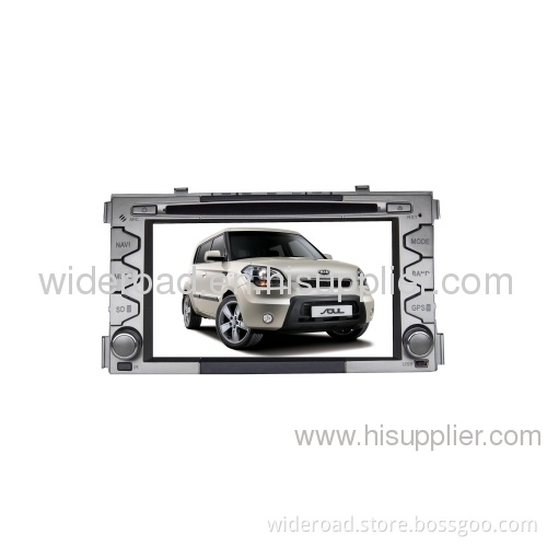 7'' In Car Dvd Gps Navigation System For Kia Soul With Radio Bluetooth Ipod Tv Usb Sd Canbus 800*480 Touch Screen